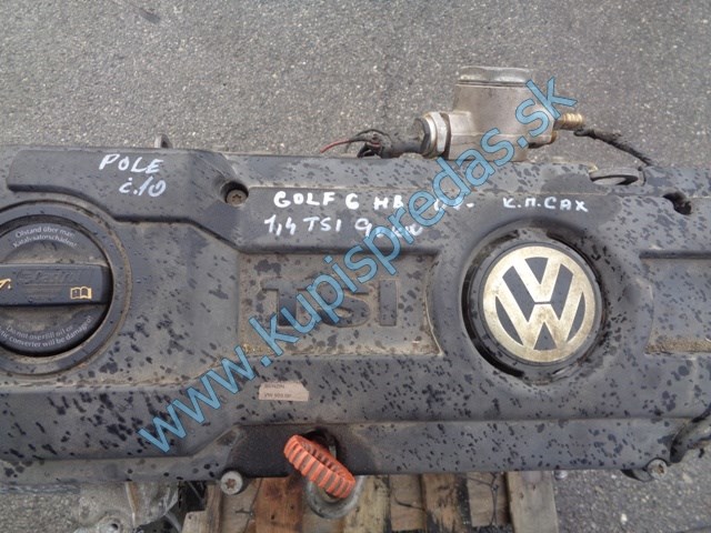 motor na vw volkswagen golf VI, 1,4tsi, CAX, REZERVOVANÉ DO 10.1.2025